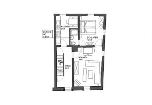 Grundriss Ferienwohnung II 1. Obergeschoss